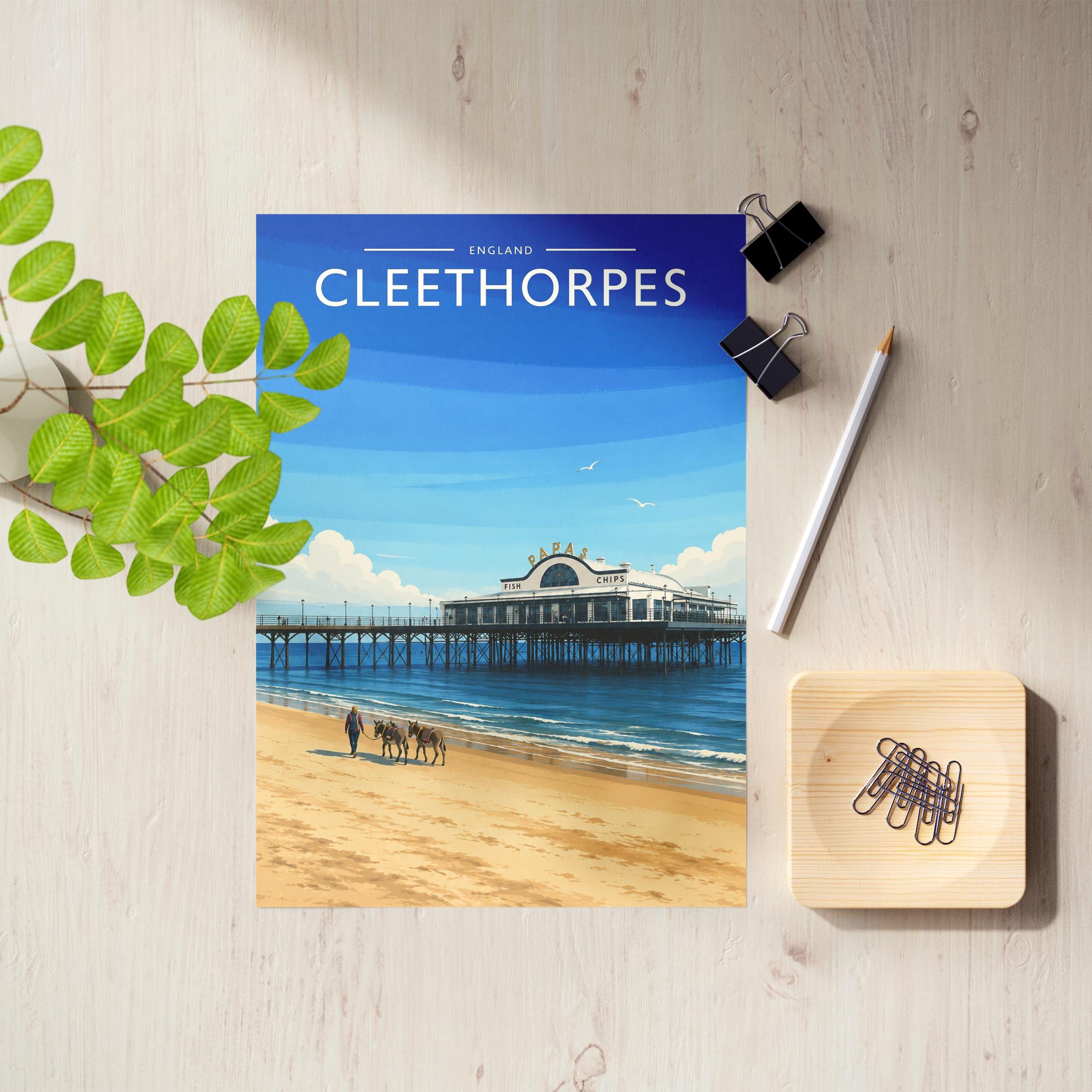 Cleethorpes #2 Travel Poster as an unframed A4 print