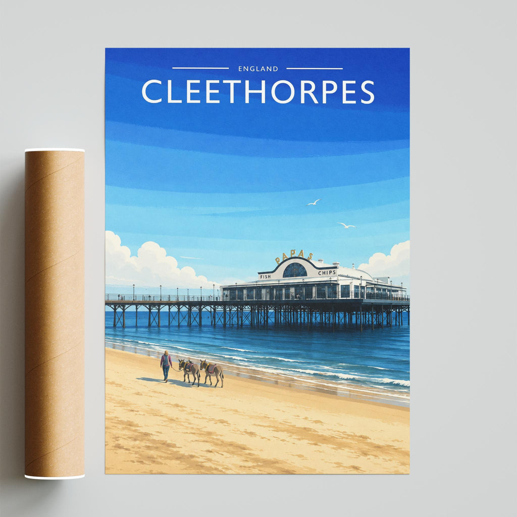 Cleethorpes #2 Travel Poster - fine art print with shipping tube