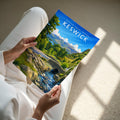 Keswick #4 Travel Poster - A4 print held in hand