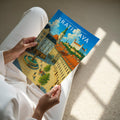 Bratislava Travel Poster - A4 print held in hand