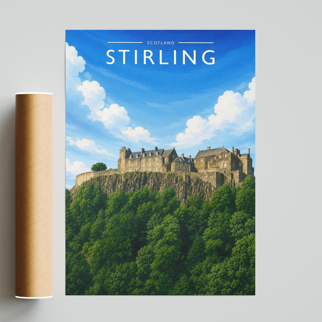 Stirling Travel Poster - fine art print with shipping tube