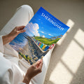 Sheringham #2 Travel Poster - A4 print held in hand