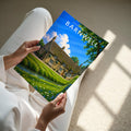 Barnwell Travel Poster - A4 print held in hand