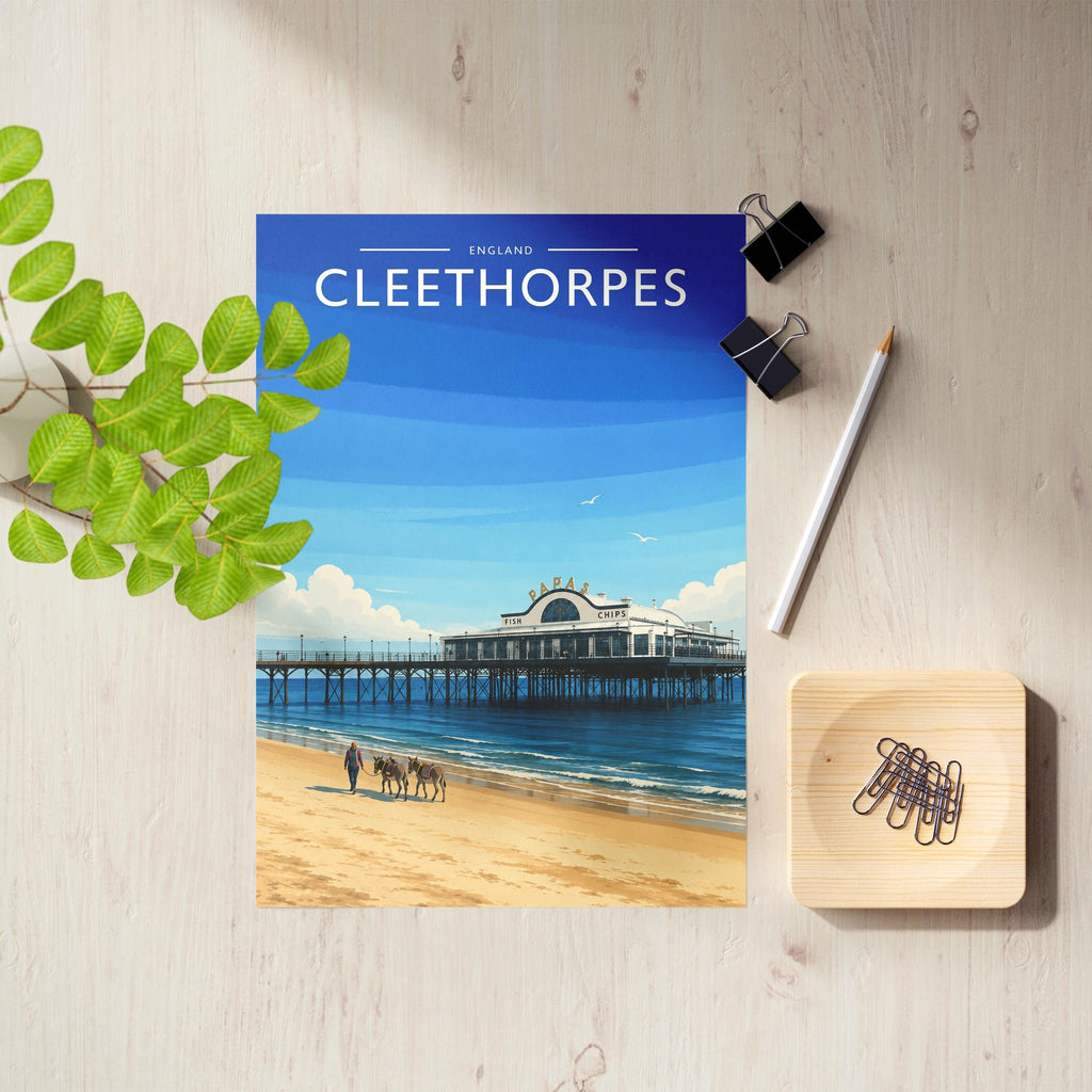 Cleethorpes #3 Travel Poster as an unframed A4 print