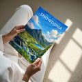 Snowdonia #3 Travel Poster - A4 print held in hand