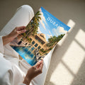 Dubai #4 Travel Poster - A4 print held in hand