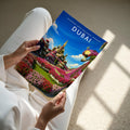 Dubai #5 Travel Poster - A4 print held in hand