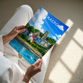 Aberaeron #2 Travel Poster - A4 print in hand