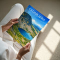 Cadair Idris Travel Poster - A4 print in hand