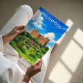 Welshpool Travel Poster - A4 print in hand
