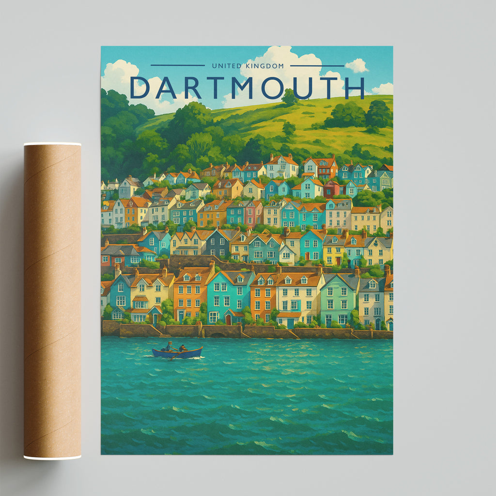 Dartmouth #2 Travel Poster - fine art print with shipping tube
